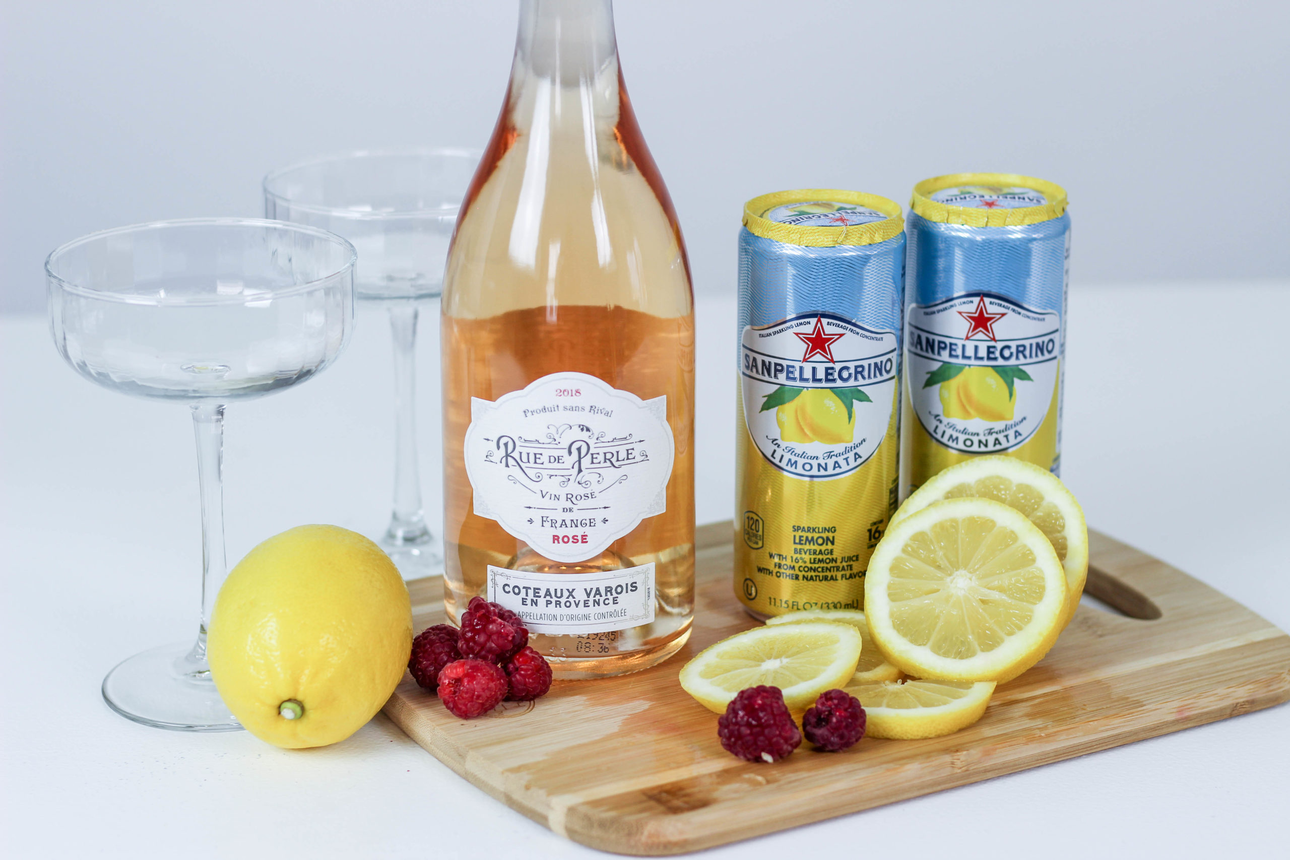 Raspberry Rosé Lemonade