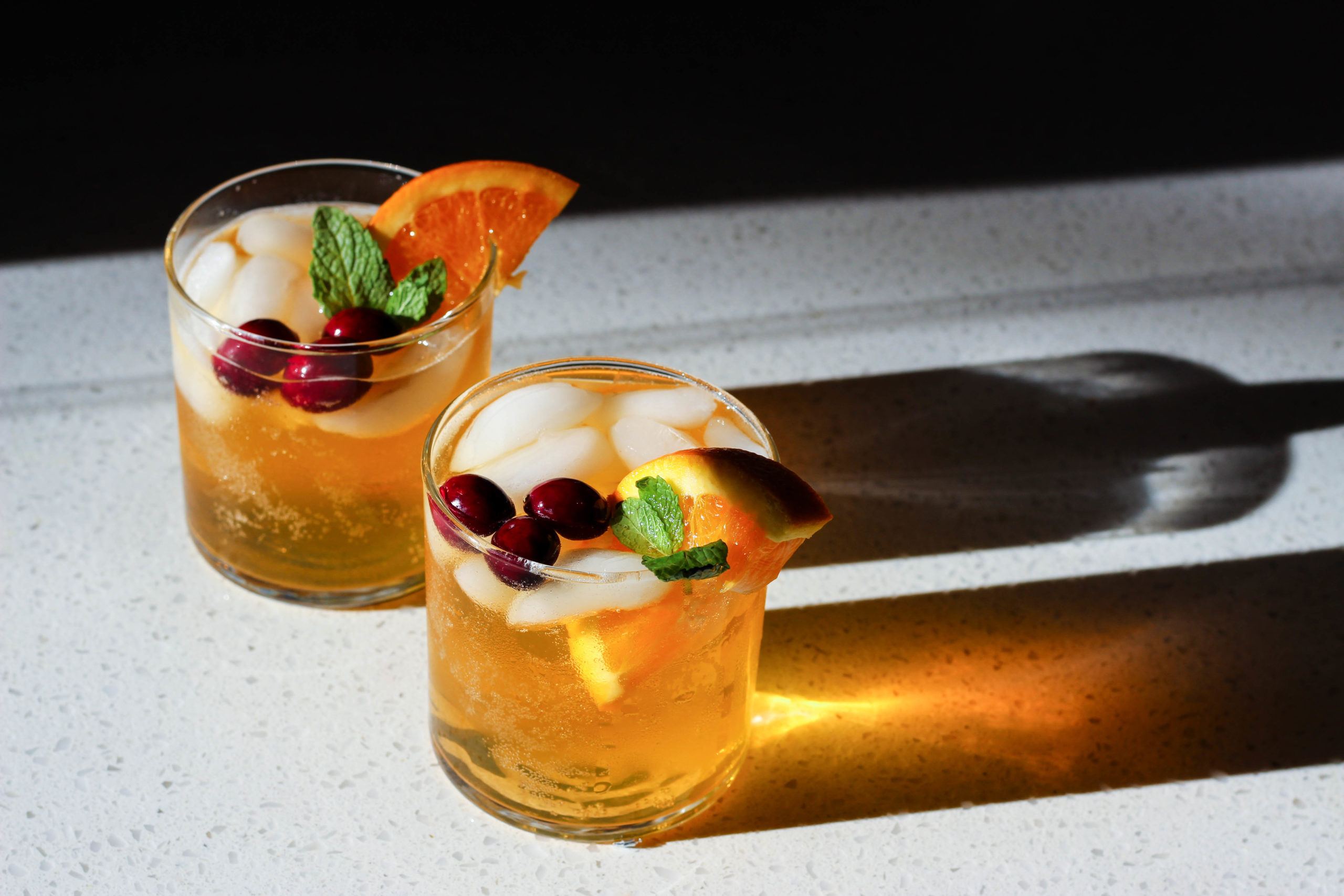 Blood Orange Bourbon Bubbly